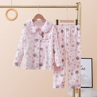 Kids Pajamas Set Cute Sleepwear Sleepwear Slave Cartoon Printing Pajamas Kids Sleepwear Slave Girl