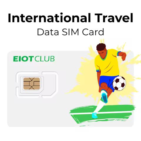 Soccer Season Travel SIM Card US Canada Mexico Europe Prepaid International Data SIM Card for Phone 