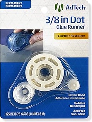 AdTech Glue Dot Refill, Clear