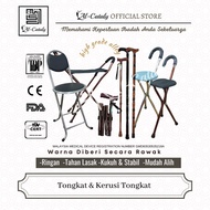 AlCataly : KERUSI TONGKAT LIPAT 4 KAKI HEAVY DUTY /KERUSI SOLAT IHRAM HAJI UMRAH/ FOLDING CANE TONGK