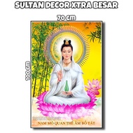 XTRA DEWI KWAN IN EXTRA LARGE PRINTED POSTER PAINTING SIZE 100X70CM 150X100CM DEWI KWAN IM 3D WALL D
