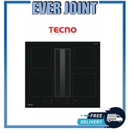 TECNO TIR6040-LF 60CM 4 ZONE INDUCTION HOB & HOOD ALL IN ONE