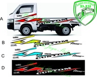 Sticker stiker mobil pickup mega carry stiker mobil pick up apv mega carrySticker mobil pick up l300