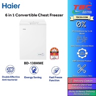 Haier 100L, 142L, 200L Chest Freezer Antibacterial Convertible Freezer Fridge BD-138HME | BD-188HMC 