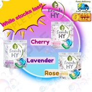 Min.6 Fresh HY x Fab Laundry Capsules Pods 4in1 Detergent Carton Sakura Lavender Rose / AppleBear