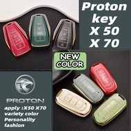 [NEW]  Proton X50 X70 Chrome Reflection TPU Car Key Cover Key Fob Case Remote Case Casing x50 key co