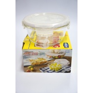 Lock n Lock round glass storage box 380ml,LLG821SP1, microwaveable