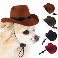 Pet hat cosplay Pet Accessories Cat Dog Western Cowboy hat pet hat cosplay pet20260131