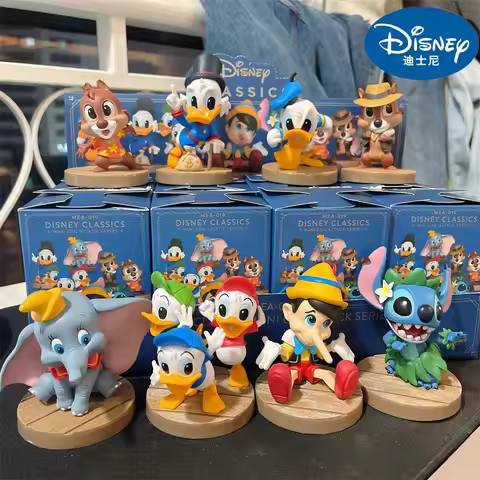 Disney Classics Beast Kingdom Series Stitch Donald Duck Dumbo Dale Chip Pinocchio Model Action Figur