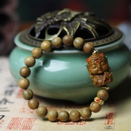 Green Sandalwood Bracelet Female Creative Retro Sandalwood Tara Bracelet Bracelet Wenwan Buddhist Be