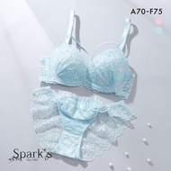 SPARKS pastel cross-code high side bra panties set (Sizes A-F)(38175021)(Direct from Japan)1