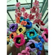 crochet flower, bunga kait handmade