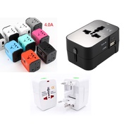[SG Seller] Universal Compact Travel Adapter Wall Plug with USB ports Type C Ports