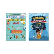 Class 8 Book Series - COMBO 1: Sketchnotes Book Knowledge + 8 English Math Exercises + Super Good Ma