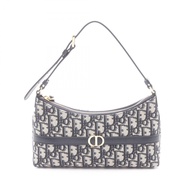 【二手】Dior 30 Montaigne Cigale Oblique 手提包 S2381UTZQ 海軍藍帆布皮革 Oblique 30 Montaigne Hobo 迷你包 女士