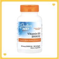 Vitamin D3 2000 IU (50 mcg), 180 Softgels