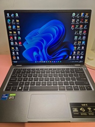 Acer Swift X Notebook (SFX14-51G-7548) | 14吋 2.2K 顯示屏 / Intel Core i7-1260P / RTX 3050Ti / 16GB RAM / 1TB 高速SSD / WiFi 6E 連 Windows 11 | 電競手提電腦 打機電腦 手提電腦