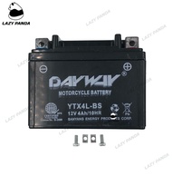 MOTORCYCLE BATTERY 4L DAYWAY YTX4L-BS [LAZY PANDA]
