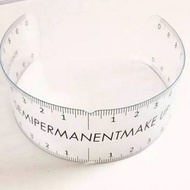 PLASTIC STRAIGHT EYEBROW RULER PLASTIC RULER/ EYEBROW RULER/ plastic mica ruler Eyebrow Stencil Temp