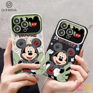 Phone Case OPPO A38 A18 A57 A58 A98 A78 A17K A55 A54 A16 A15 A77 A74 A93 A92 A12 A3S A5 A7 A5S A15S A31 A53 A76 Cartoon couple Mickey anti fall TPU phone case