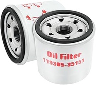 laffoonparts 2 Pcs 119305-35151 Engine Oil Filter, Replacement for Yanmar 1GM 2GM 3GM 3JH2 3YM20 3YM