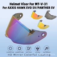 Motorcycle Helmet Visor Shield Lens For MT-V-31 AXXIS HAWK EVO SV PANTHER SV Windshield Anti-UV blac