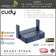 Cudy TR3000 | AX3000 2.5G Wi-Fi 6 Pocket-Sized Travel Router