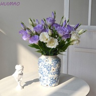 HUIMAO Artificial Lisianthus Flowers, Real Touch Lifelike Fake Eustoma Flower, Wedding Bouquet Elega
