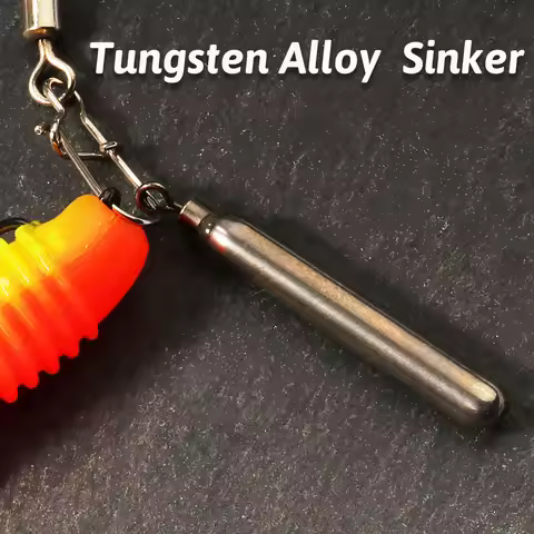 5PCS Tungsten Steel Fishing Weight Mold 1.8g 3.5g 5.3g 7g 10.5g Cylinder Drop Shot Pendant Swivel Me