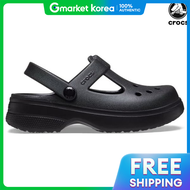Crocs | Classic Mary Jane Clogs Kids Toddler Girls Sandals 210615-001 Black