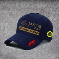 F1 Race Lotus LOTUS team baseball cap men and women outdoor leisure large head sun protection sun pr