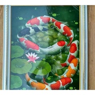 Nine Numbers Koi Painting 9