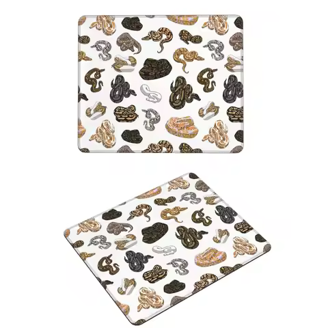 Ball Python Morph Snake Pattern Sleeveless Top Mouse Pad Computer Keyboard Mouse Mat Gaming PC Lapto