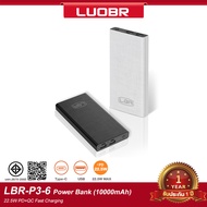 【TISI】LUOBR P3-6 10000mAh Powerbank ใช้ได้กับ Xiaomi OPPO iPhone Samsung Vivo Padของแท้ 100% [รับปร