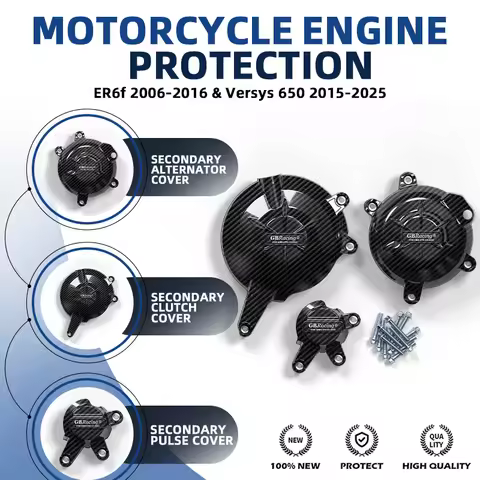 GBRacing V2 motocicleta carenados For KAWASAKI ER6f ER6n 2006-2016 Versys650 2006-2026 Alternator Co