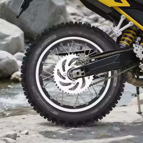 12" Rear Wheel Tire Rim Assembly 80/100-12 Dirt Bike Tire W/ 12mm Bearing for Dirt Bikes Pit Bikes 5