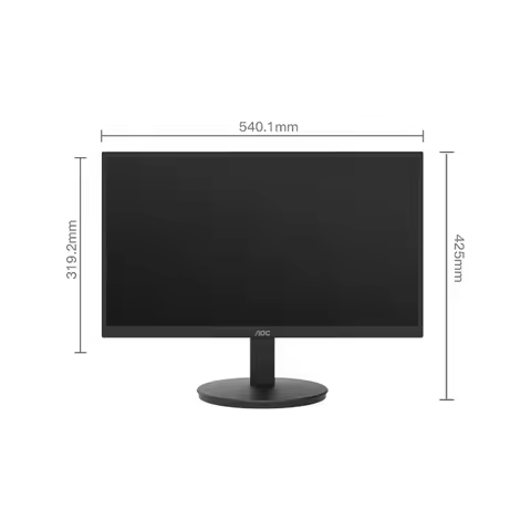 AOC 24E11XHM 23.8-inch Full HD VA Wide Monitor Love Eye Low Blue Light Non Flash Office Display VGA 