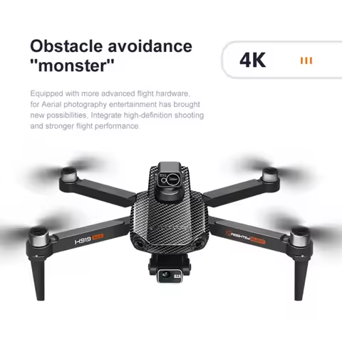 K919 MAX GPS Drone 4K Professional HD Dual Camera 5G Wifi 360° Obstacle Avoidance Brushless Foldable