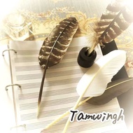 Tamwingh Handmade Feather Pen Retro Goose Feather Pen Feather Pen