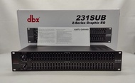 dbx equalizer 231sub/dbx 231