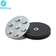 BGNING Strong Magnetic Magnet Base Round Rubber Coated D36mm 1/4 M4 M5 M6 Mount for Off-Road Car Roo