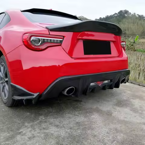 VACOMUL Carbon Fiber Front Lip Spoiler Side Skirts Aprons Rear Diffuser Rear Lip Splitter For Toyota