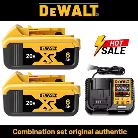 100% Genuine Dewalt 20V Battery, 2AH 5AH 6AH Rechargeable Lithium Ion Battery, Dewalt DCB200 Power T