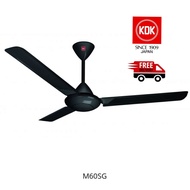 KDK 3 BLADE CEILING FAN 150CM, M60SG - BLACK