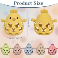 Baby Sensory Toys for 6-12 Months, Handle Teething Toys for Babies 6 9 12 18 Months, Teether & Play 