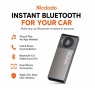 Mcdodo Wireless Car Adapter Bluetooth Control Music & Call Car Adaptor USB Adapter Untuk Kereta