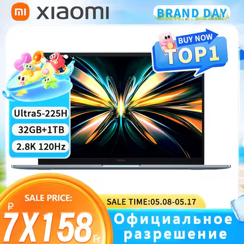 REDMI Book Pro 14 2025 Ultra5-225H/Ultra7-255H 16GB/32GB +1TB 14inch 2.8K 120Hz