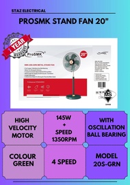 PROSMK STAND FAN GREEN 20" (20S-GRN)