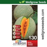 Rock Melon Rocky (10sds) 日本网纹蜜瓜 Jom Tanam by Crop Power JT130flower seed