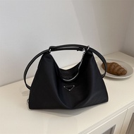 HITAM BG002 Korean Style Premium Black Sling Tote Bag